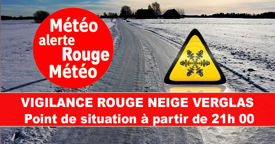 Hérault - HERAULT - VIGILANCE METEO ROUGE DANS L’HERAULT - Point de situation à 21h 00