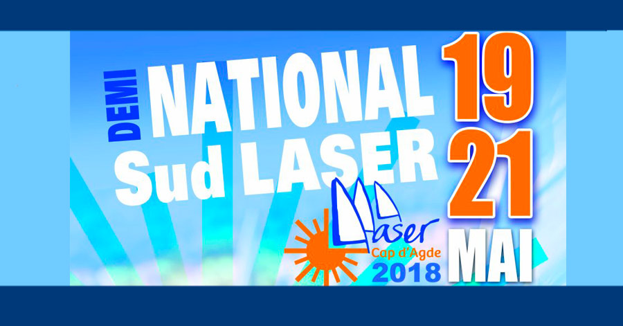 Cap d'Agde - CAP d'AGDE - National Sud Laser les 19 et 20 mai 2018