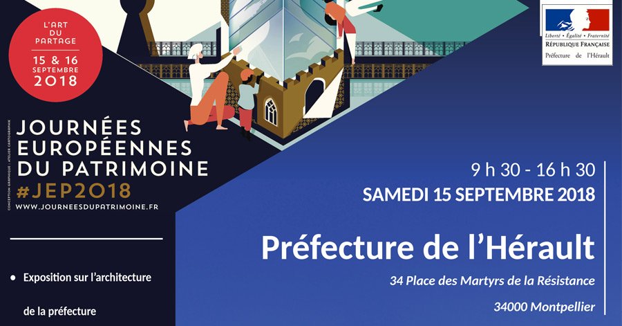 Hérault - HÉRAULT - MONTPELLIER - Journées Européennes du Patrimoines. La préfecture ouvrira ses portes