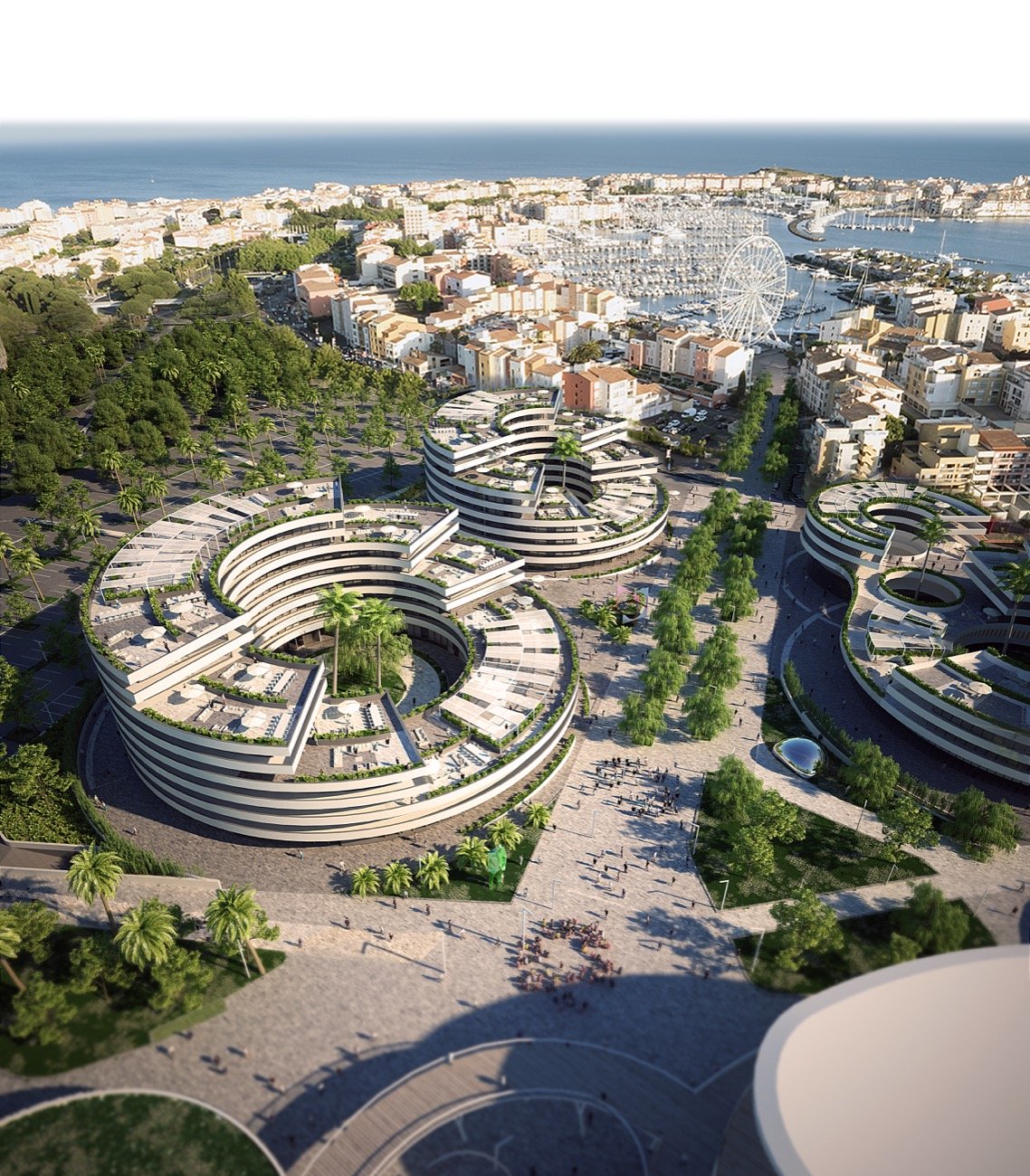 Cap d'Agde - HÉRAULT - CAP D'AGDE - PROJET ICONIC AU CAP D’AGDE : DÉMARRAGE DU GROS ŒUVRE