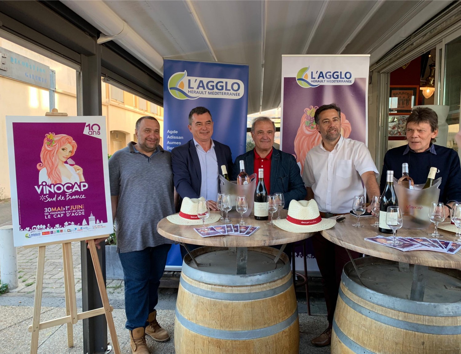 Cap d'Agde - CAP D'AGDE J -8 avant Vinocap Sud de France