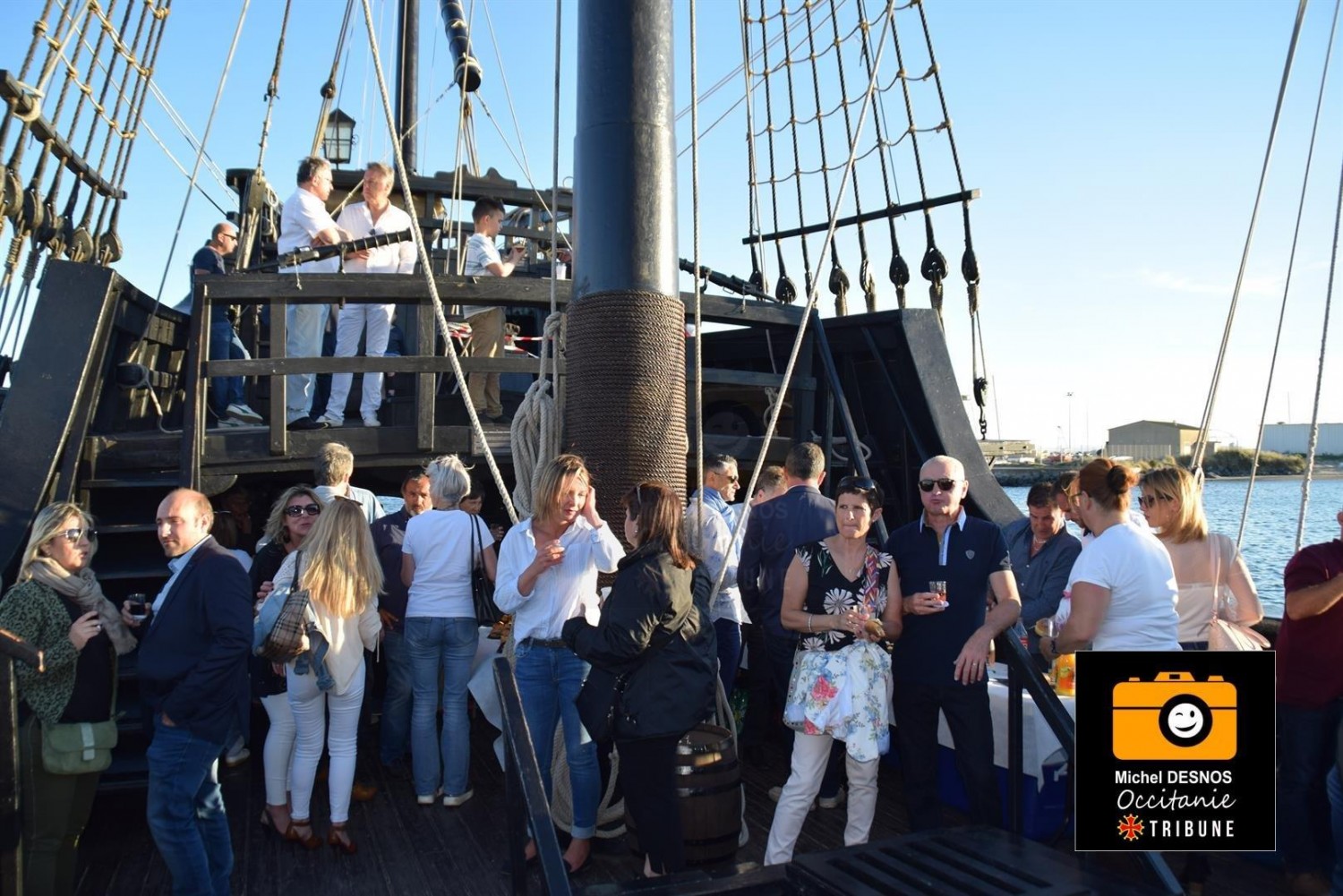 Cap d'Agde - HERAULT - CAP D'AGDE -Soirée Vinocap à bord du NAO VICTORIA par Michel DESNOS