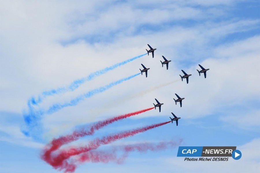 Hérault - Reportage vidéo : show aérien de la Patrouille de France au Cap d'Agde