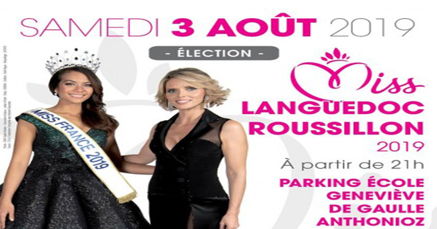 Vias - Election de Miss Languedoc-Roussillon à Vias en Présence de Miss France 2019
