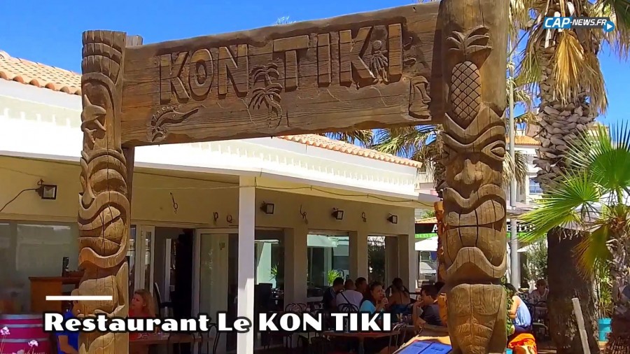 Cap d'Agde - Restaurant le Kon Tiki - Plage du Môle