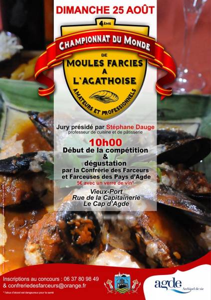 Hérault - Championnat du Monde de Moules Farcies à l'Agathoise