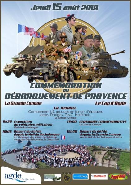 Hérault - COMMÉMORATION DU DÉBARQUEMENT DE PROVENCE