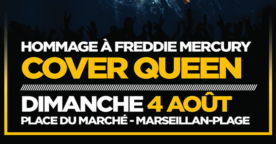 Marseillan - Fête de la Plage le dimanche 04 août 2019 feu d'artifice et concert QUEEN