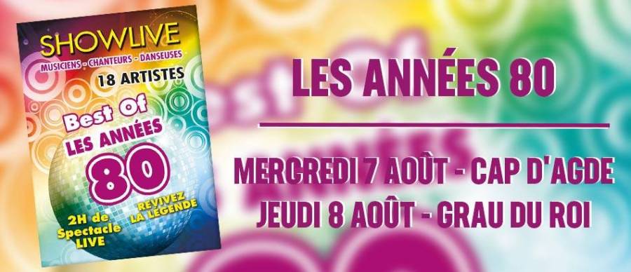 Cap d'Agde - Un show disco mercredi 7 août au Arènes