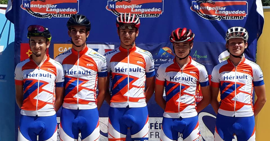 Hérault - Tour Causses Aigoual Cévennes, les Juniors de la sélection Hérault pas au mieux