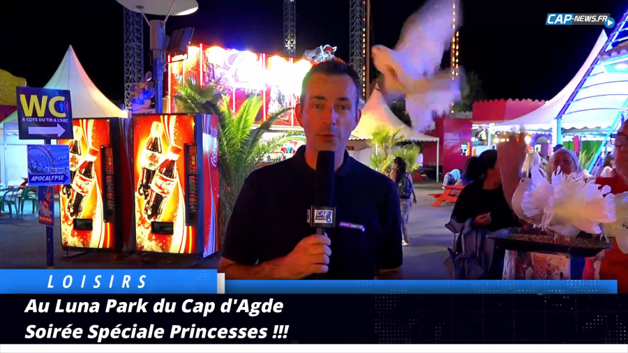 Hérault - Soirée Princesse au Luna Park du Cap d'Agde