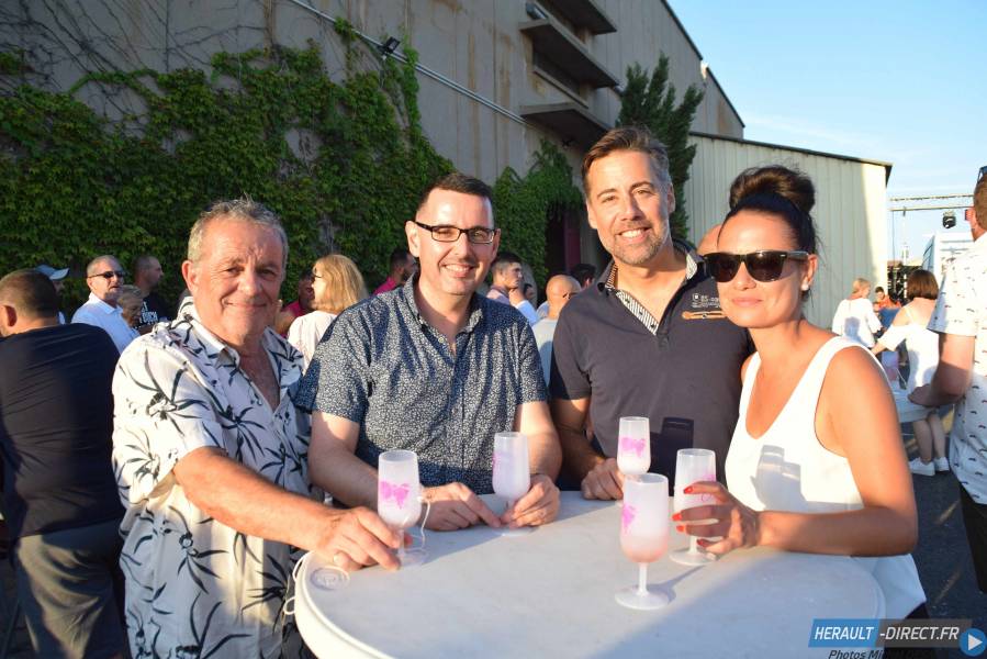 Bessan - Dégustation de l'été organisée par l'équipe de la cave coopérative Le Rosé de Bessan .