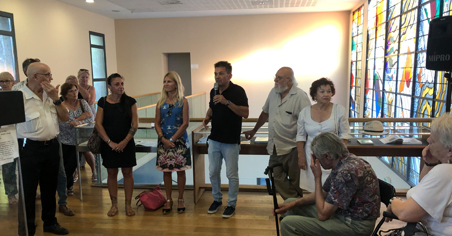 Agde - Retour en images sur le vernissage de l'exposition « des pierres qui nous font signe »