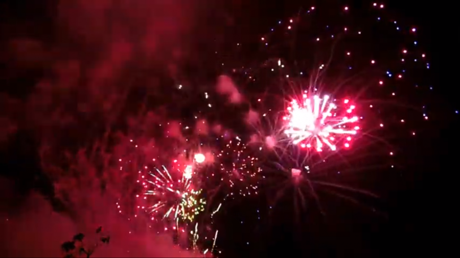 Hérault - Feu d'artifice au Château Laurens ce Samedi 24 Août.