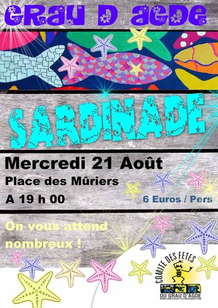 Hérault - Nouvelle édition de la Sardinade du Grau d'Agde