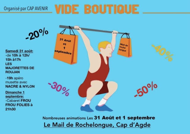 Hérault - Vide boutique au Mail de Rochelongue