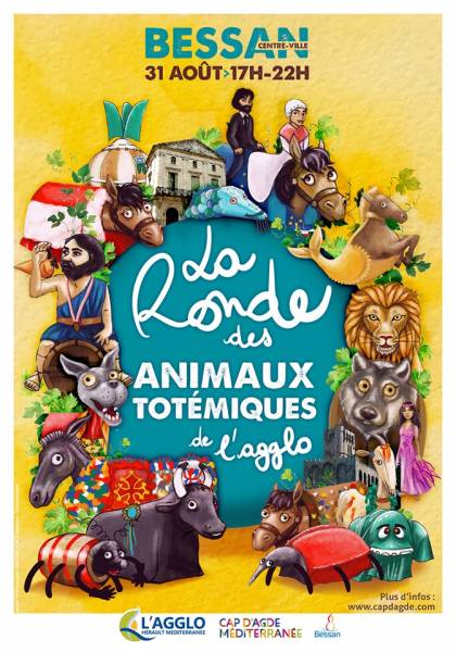 Hérault - La ronde des animaux Totémiques est à Bessan !