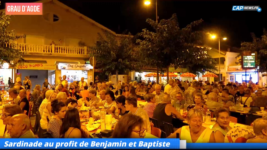 Hérault - La Sardinade pour Baptiste et Benjamin