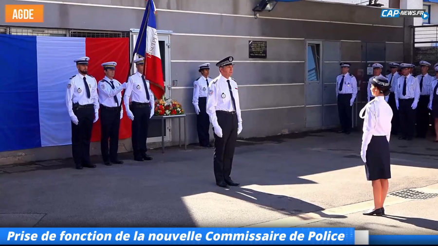 Hérault - Agde reçoit sa nouvelle Commissaire de Police