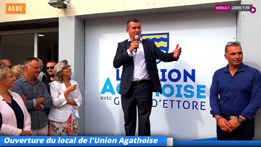Agde - Inauguration du local de Campagne : L'Union Agathoise
