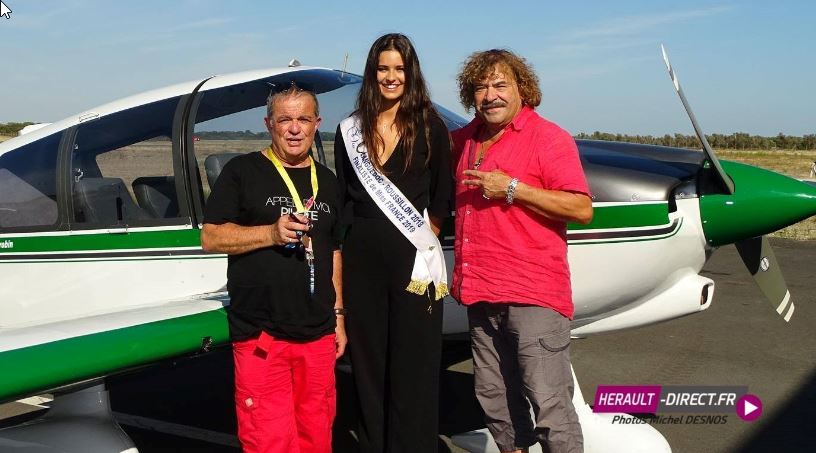 Hérault - Ballade aérienne avec Miss Languedoc 2018, finaliste Miss France 2019