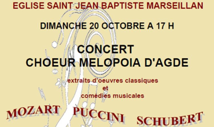 Marseillan - Concert du Choeur Leopoia d'Agde