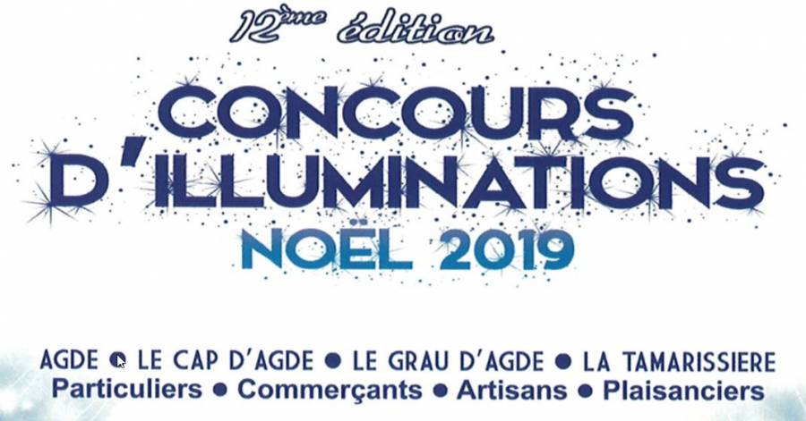 Agde - 12ème concours d'illuminations de Noël
