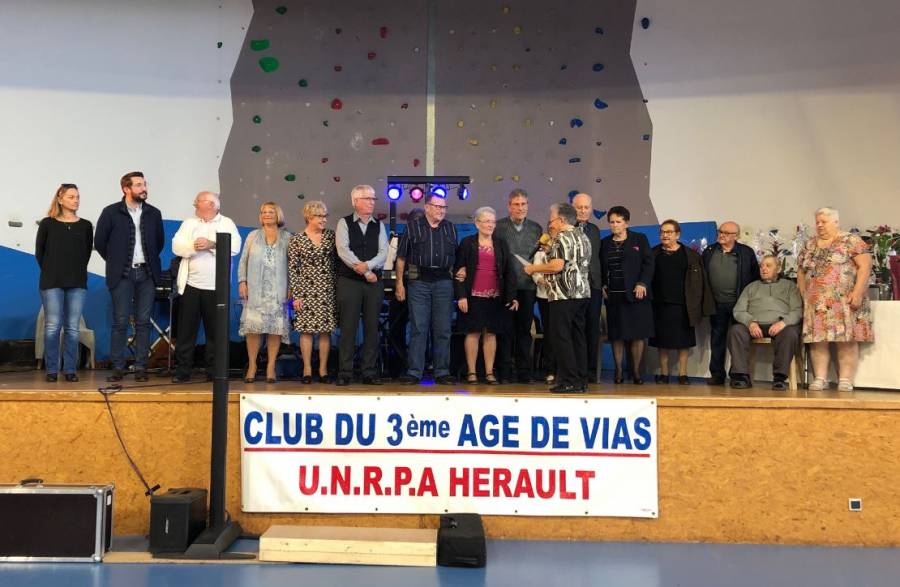 Vias - Des noces d'or et de diamant célébrées