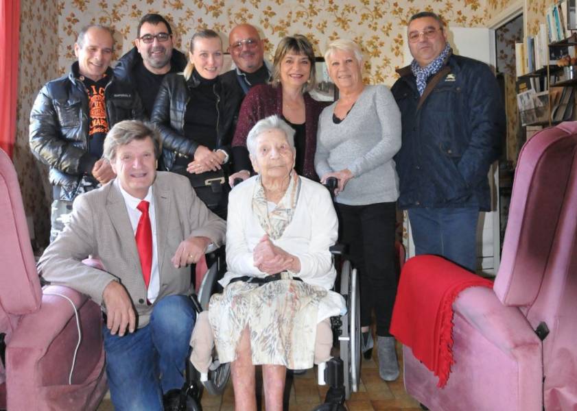 Hérault - JEAN-LOUIS COUSIN RENCONTRE JULIENNE 105 ANS.