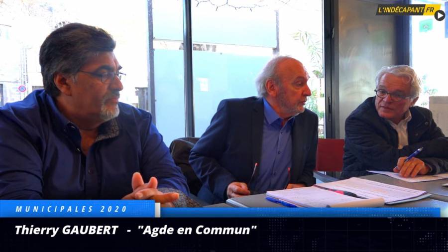 Agde - Conférence de Presse : Agde en Commun partie 1/2