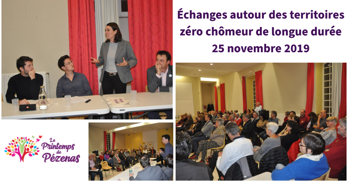 Pézenas - Les territoires zéro chômeur de longue durée, une idée qui fait son chemin