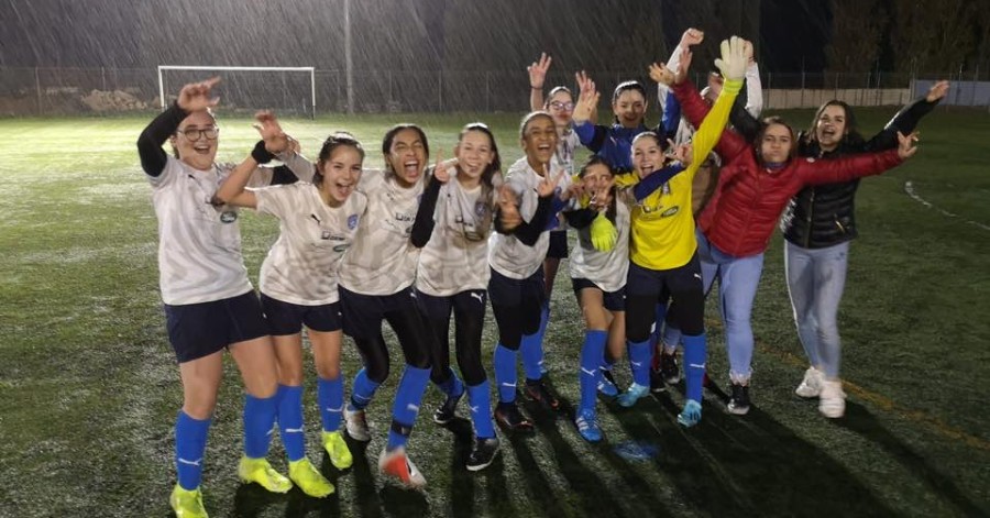 Football - Hérault - U14-15F - Poussan l'emporte sous la pluie face à Gignac