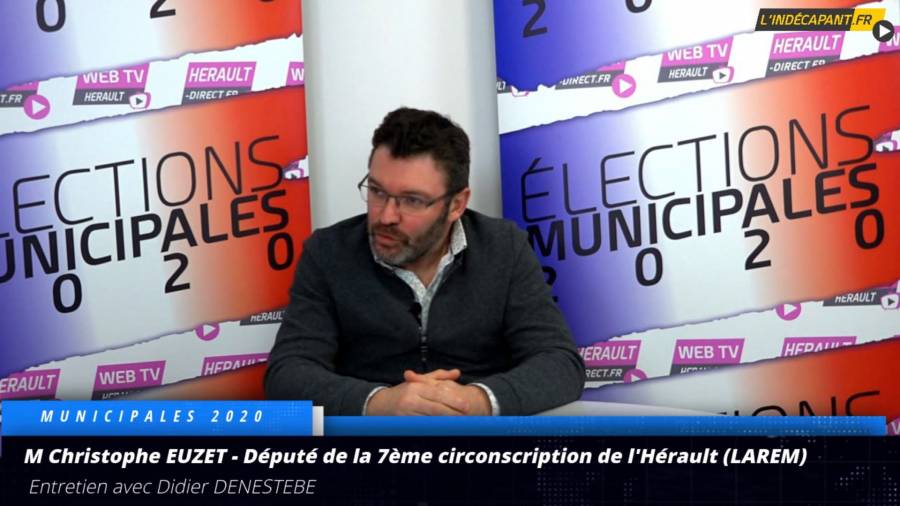 Hérault - M Christophe EUZET - Entretien avec Didier Denestebe