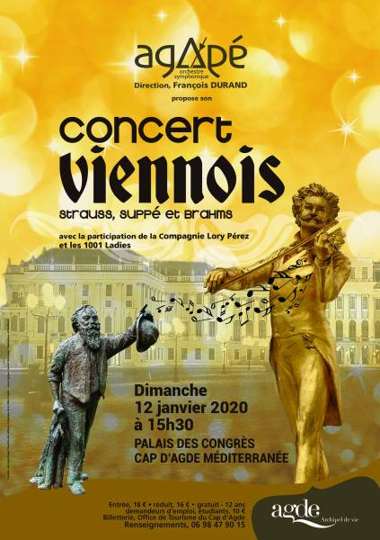 Cap d'Agde - Concert viennois avec l'Orchestre Symphonique Agapé