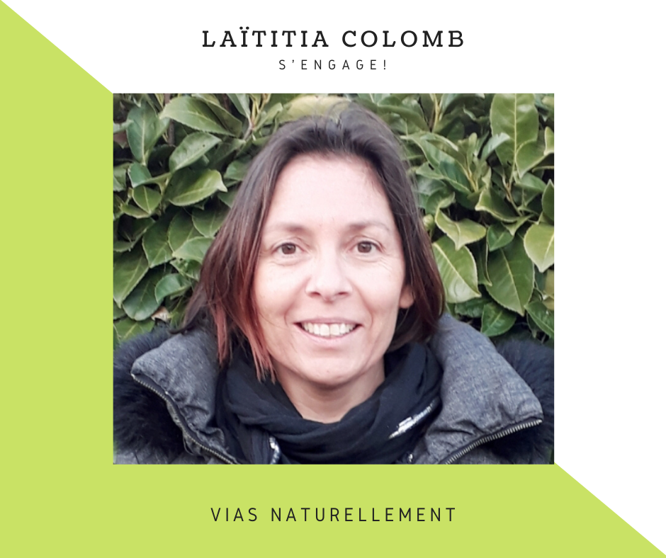 Vias - LAÏTITIA COLOMB S'ENGAGE AVEC L'ÉQUIPE VIAS NATURELLEMENT D'OLIVIER CABASSUT