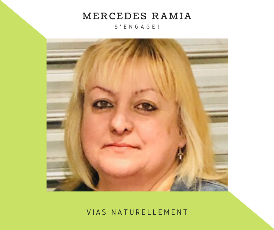 Vias - MERCEDES RAMIA S'ENGAGE AVEC L'ÉQUIPE VIAS NATURELLEMENT D'OLIVIER CABASSUT