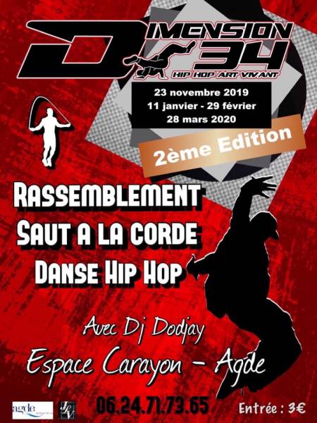 Agde - DIMENSION34 - Hip-hop - Art vivant, rassemblement 2ème édition.