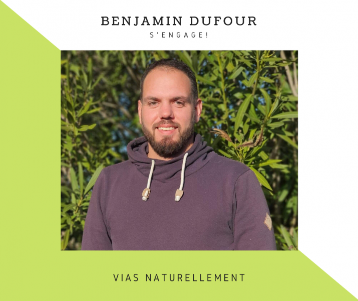 Vias - Benjamin Dufour s'engage avec l'équipe Vias Naturellement d'Olivier Cabassut