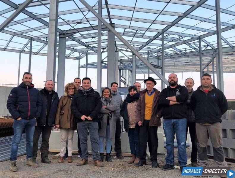 Marseillan - Visite de chantier : les Caves richemer Agde-Marseillan