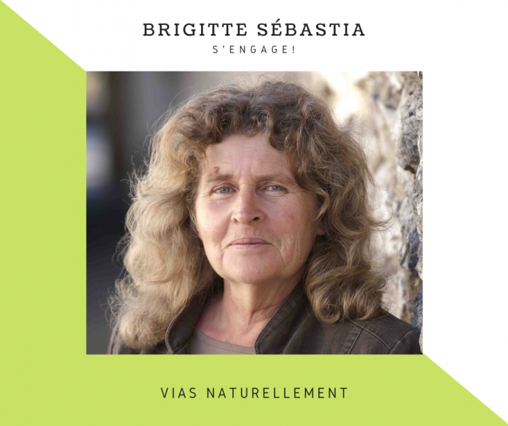 Vias - BRIGITTE SEBASTIA S'ENGAGE AVEC L'ÉQUIPE VIAS NATURELLEMENT D'OLIVIER CABASSUT