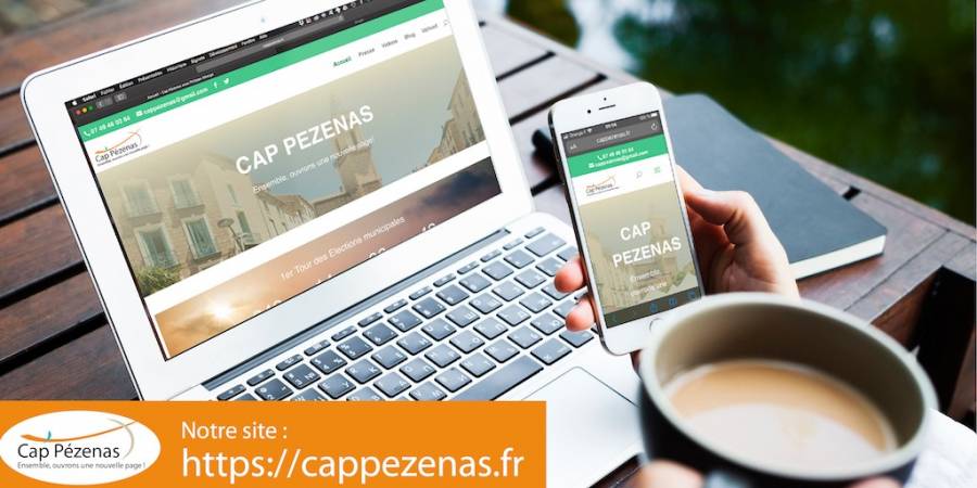 Pézenas - CAP PEZENAS LANCE SON SITE INTERNET