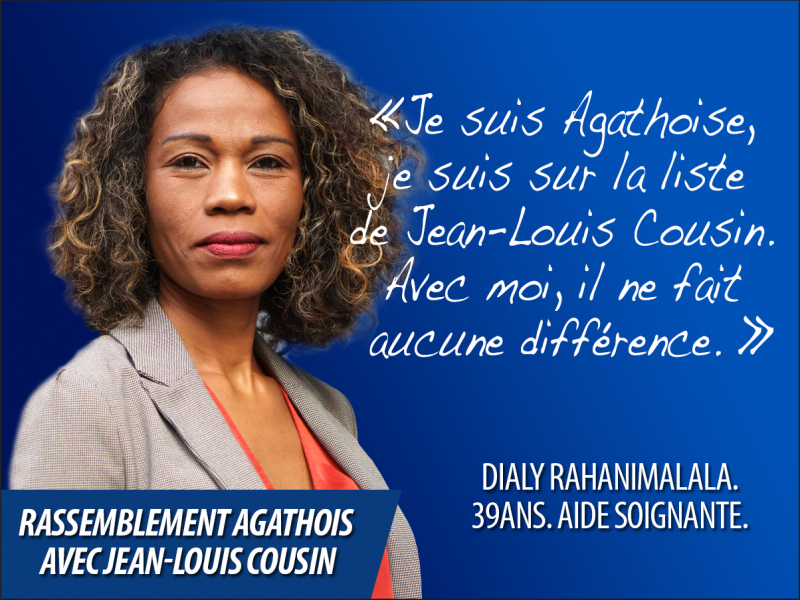 Agde - DIALY RAHANIMALALA AUX COTES DE JEAN LOUIS COUSIN