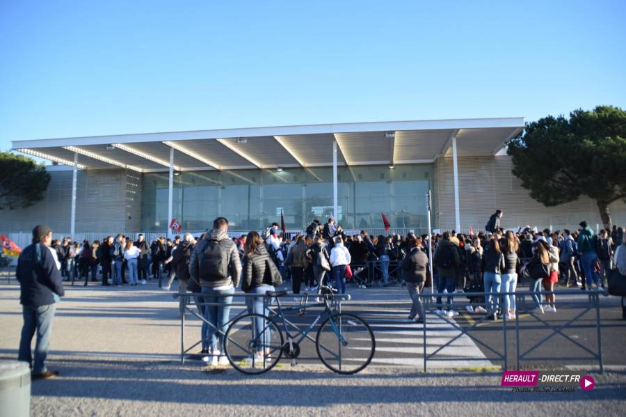 Agde - Blocage du Lycée d'Agde