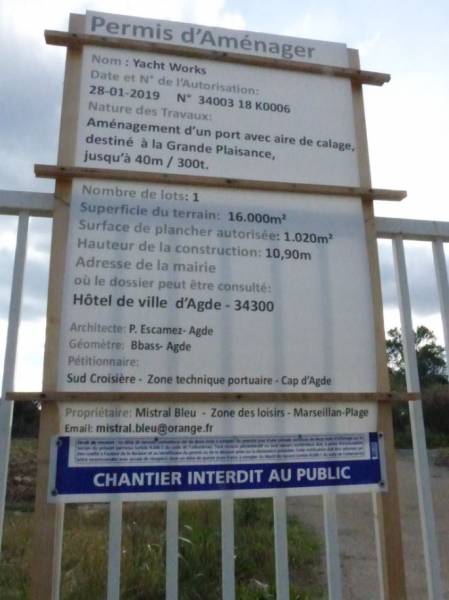 Agde - LES FAUSSES NOUVELLES* ET LES CHANTIERS DE L'HERAULT