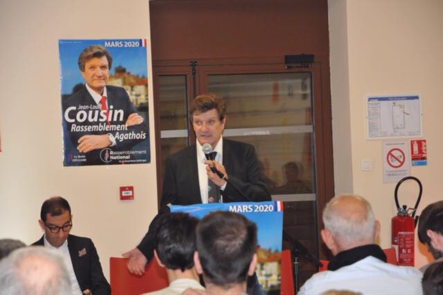 Agde - 1ere Réunion Publique de Jean-Louis COUSIN, 7 février 2020