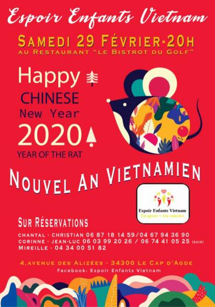 Hérault - Nouvel an Chinois au restaurant Vietnamiens