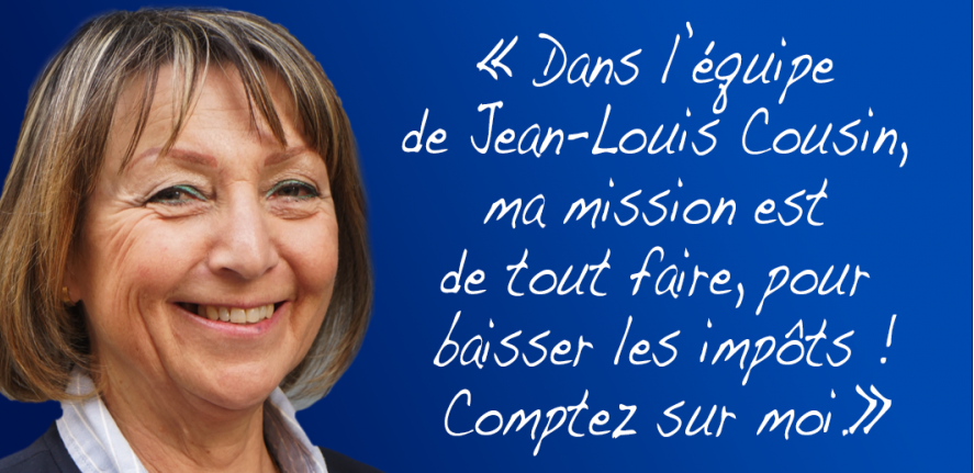 Agde - Josiane Léger rejoint le Rassemblement Agathois, liste menée par Jean-Louis Cousin avec la mission de baisser les impôts à Agde