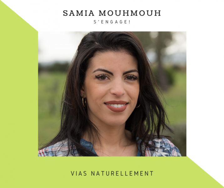 Vias - SAMIA MOUHMOUH S'ENGAGE AVEC L'ÉQUIPE VIAS NATURELLEMENT D'OLIVIER CABASSUT