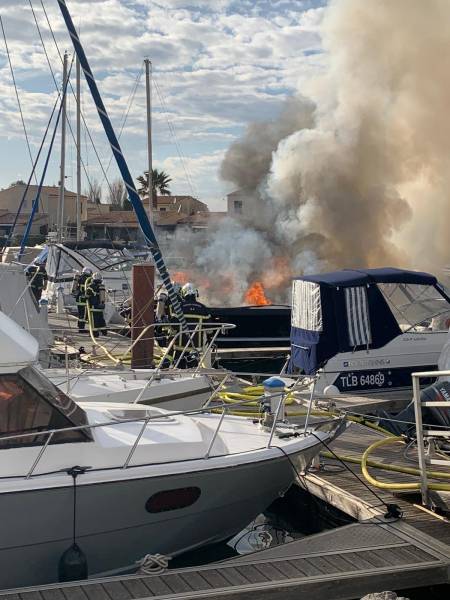 Cap d'Agde - Feu de bateau au Cap d'Agde