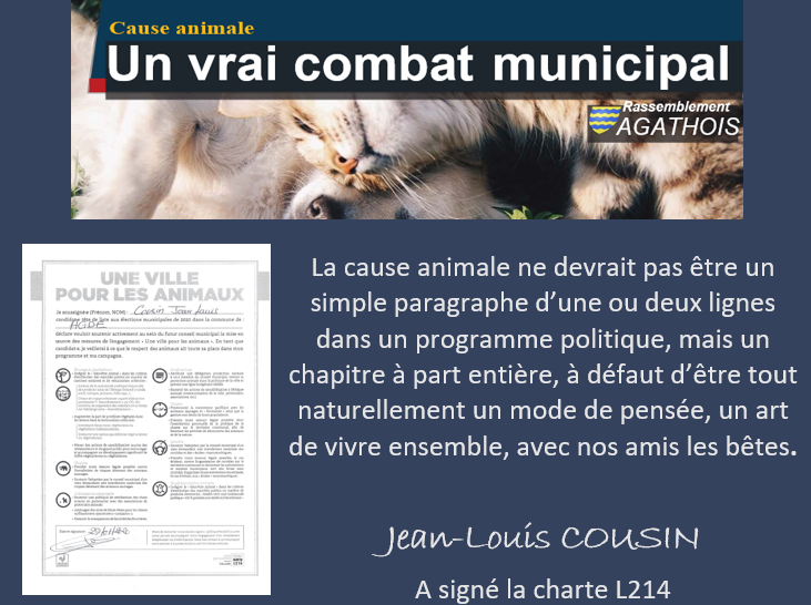 Agde Une Ville Pour Les Animaux Jean Louis Cousin Signe La Charte L214 Pour La Cause Animale Agde Une Ville Pour Les Animaux Jean Louis Cousin Signe La Charte L214 Pour La Cause Animale
